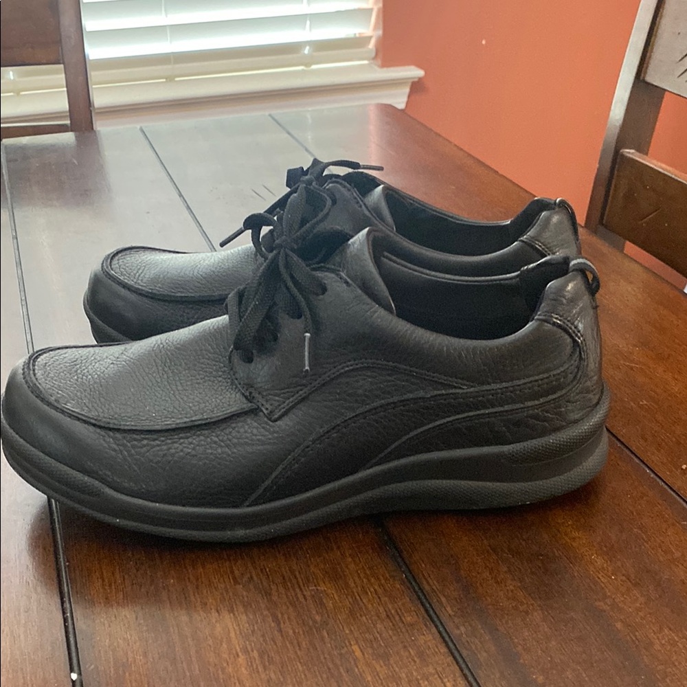 SAS Black Leather Shoes